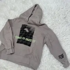 ZARA パーカー 裏起毛　スケート
