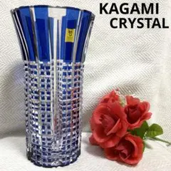 専用 KAGAMI CRYSTAL 江戸切子 花瓶 大きいサイズのサムネイル