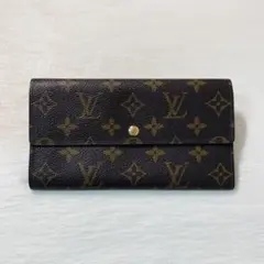 LOUIS VUITTON ルイヴィトン モノグラム ポシェット クレディ　茶色