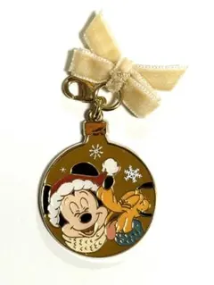 ディズニー クリスマス チャーム シークレット ミッキー&プルート