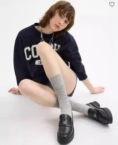 新品未使用コーチCOACH 厚底ローファー　ルーシーローファー23.5cm