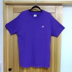 New Balance パープル MadeinUSA　Tシャツ Lサイズ