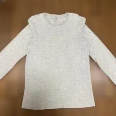 ユニクロ　長袖　グレー　M