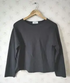 本日限定価格☆オペークドットクリップ ファインゲージ ボートネックニット 美品☆