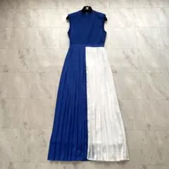 極美品☆エミリアウィズ 幾何学柄シャツワンピース ヘムライン とろみ