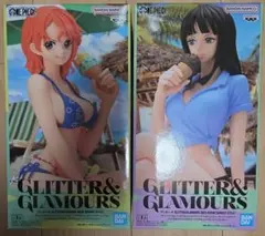 ワンピース GLITTER&GLAMOURS ナミ ロビン フィギュア - メルカリ