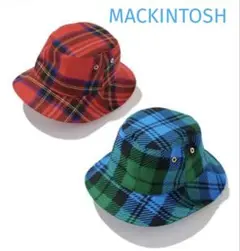 MACKINTOSH レインハット　バケットハット　チェック　マッキントッシュ