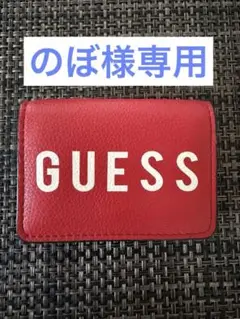 GUESS 三つ折り財布 レッドのサムネイル