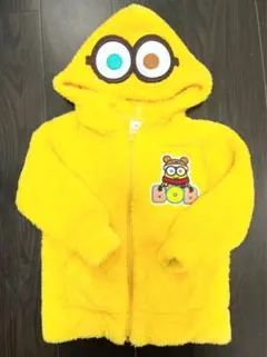 イエローフリースジャケット ボブ刺繍付き