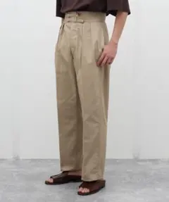 新品【LENO】DOUBLE BELTED GURKHA TROUSERS*