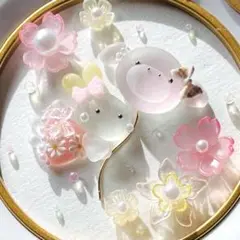 ⑧＊ぶたさん風船でふわり＊シーグラスアート