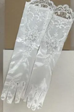 ウェディンググローブ 手袋 花嫁 結婚式 前撮り ロング