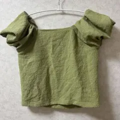 EMODA オフショルダー パフスリーブ Tシャツ