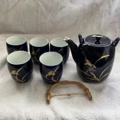 香蘭社　茶器揃　急須と湯呑み5個セット