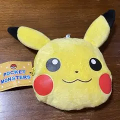 ポケモン リール付き フェイス パスケース ピカチュウ