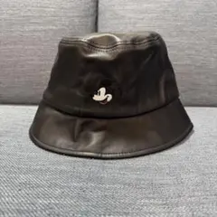 ディズニーストア　ミッキー　バケットハット　黒