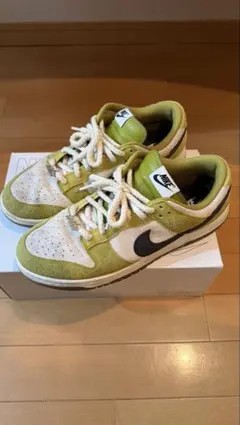 Nike By You スニーカー 黄緑DUNK LOW FJ2253-900 - メルカリ