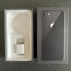 Apple iPhone 8 64GB スペースグレイ 空箱（ACアダプター有）