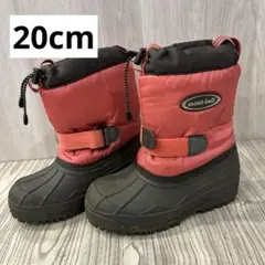 mont-bell 子ども用防水ブーツ スノーブーツ ピンク　20cm