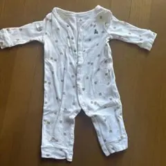 Baby GAPクマ　ホワイトロンパース