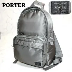未使用級★希少 PORTER シルバーグレー タンカー リュック ポーター