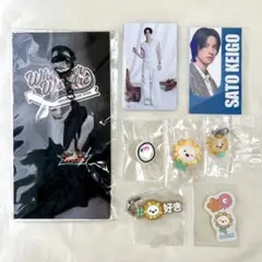 【JO1】佐藤景瑚／ビラ　トレカ／ラバーチャーム　他【まとめ売り】