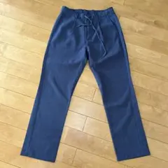 coen イージーパンツ グレー　S 薄手　enjoy easy chic