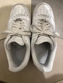 NIKE エアフォース　ホワイト スニーカー 使用感あり
