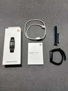 【美品】xiaomi smart band 10 【ナイロンバンド付き】