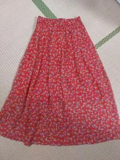 小花柄 フレア ロングスカート C・O・L・Z・A