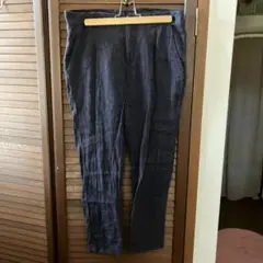 ZARA 100%リネン テーパードパンツ EUR38 USA6 MEX38