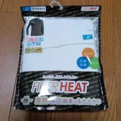 FIBER HEAT タートルネック M　メンズインナー　ホワイト