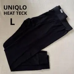UNIQLO MEN ヒートテックタイツ　黒　ブラック　フルレングス　L