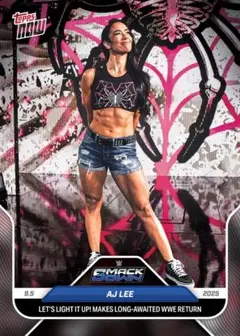Topps NOW WWE 2025 AJ リー card 92