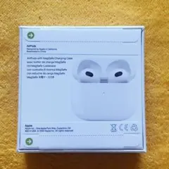 新品未使用AirPods 第3世代 Apple 『新品』AirPods 第3世代[MPNY3J/A]Lightning充電ケース