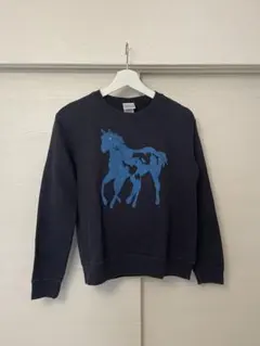 LABYRINS shury 馬 ジップアップパーカー ネイビー - メルカリ