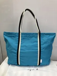 F-015-109 アニエス・ベー　ブルートートバック未使用極美品