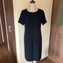 タルボット　冠婚葬祭　ブラックフォーマル　半袖ワンピース　M