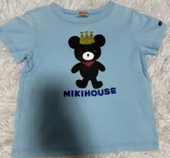 MIKIHOUSE 水色 Tシャツ 120cm キングくん