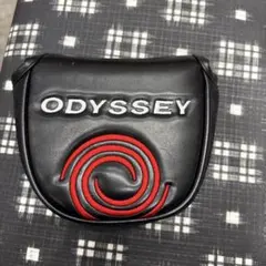 ODYSSEY パター用ヘッドカバー ブラック/レッド