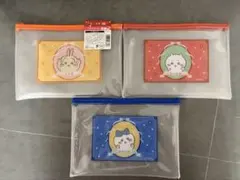 ちいかわキャンドゥ【フラットポーチ2】 ［ちいかわ・ハチワレ・うさぎ］3点セット