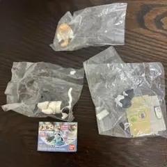 まくねっこ その3 ガチャ黒ハチワレ フィギュア 3点セット