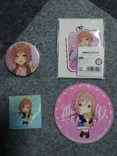 シーパラ 初星パラダイス コースター＆ステッカーセット 姫崎莉波 庭の湯缶バッジ