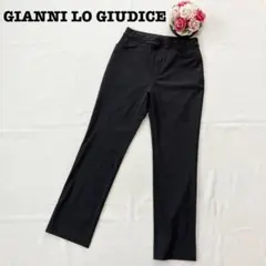 ジャンニロジュディチェ　レディース　ストレートパンツ　S グレー　ストレッチ