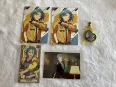 あんスタ　HiMERU　紙類　フレフレうちわチャーム　朝日新聞広告　6点セット