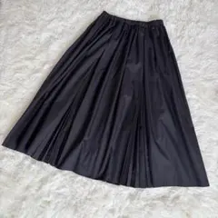 美品✨mizuiroind ミズイロインド プリーツミックスフレアロングスカートのサムネイル