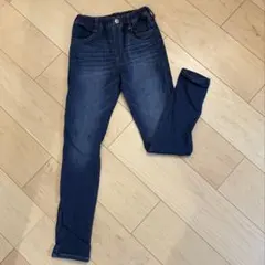 140cm ダークブルー スキニージーンズ