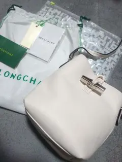 新品ロンシャンLONGCHAMPショルダーバッグホワイト