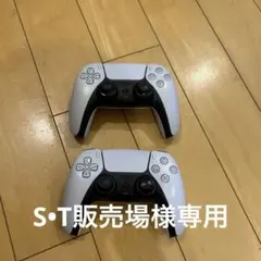 PS5 ワイヤレスコントローラー ホワイト 2個セット ジャンク品