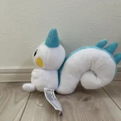 ポケモンセンター パチリス　ぬいぐるみ 長さ約15cm 白・水色
